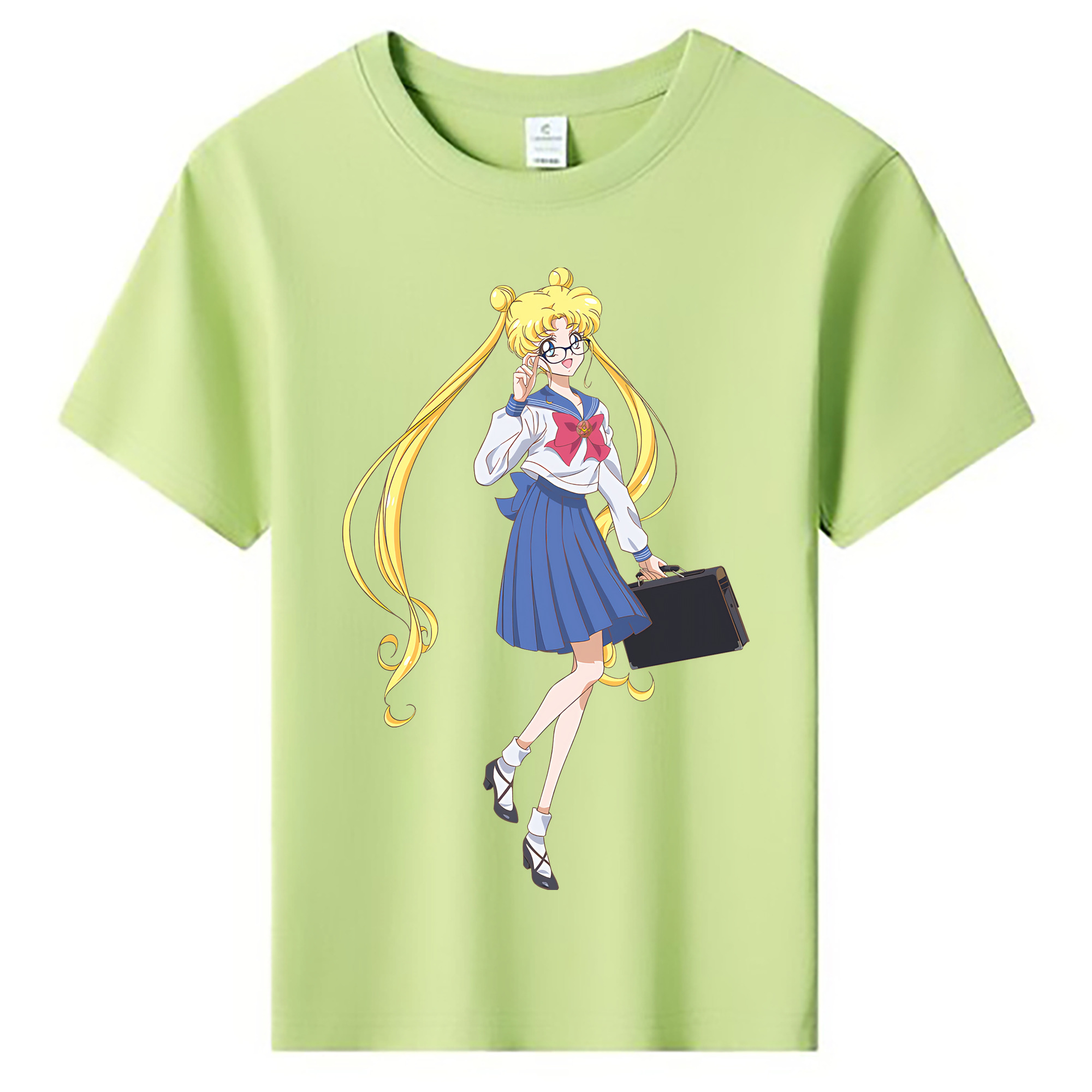 （画像用） 美少女戦士セーラームーン 愛野 美奈子 あいの みなこ Sailor Moon Aino Minako 綿100％キッズTシャツ（フロントプリント）